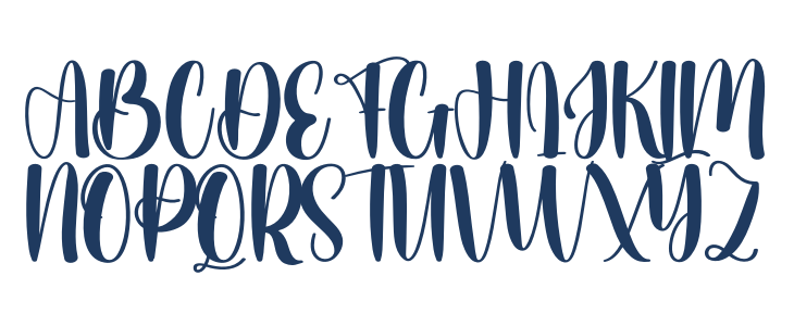 Serenity Christmas Uppercase