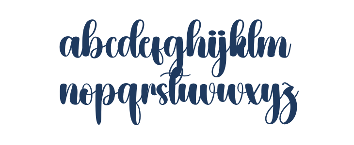 Serenity Christmas Lowercase