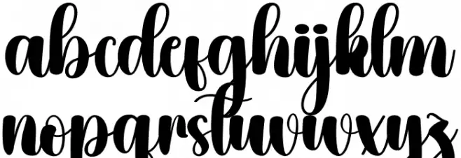 Serenity Christmas Caratteri MINUSCOLO