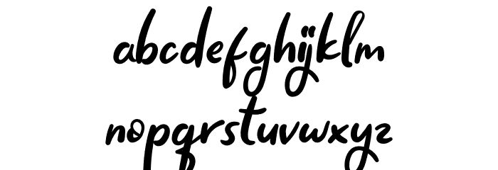 Serenity Personal Use Font LOWERCASE