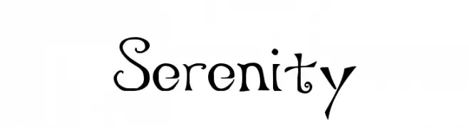 Serenity  Fuentes Gratis Descargar