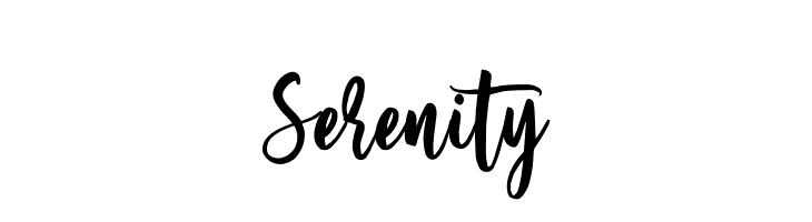 Serenity  Free Fonts Download