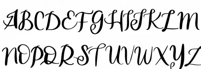 SerfebFREE Font Litere mari