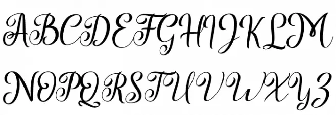 Serfent Schriftart Groß