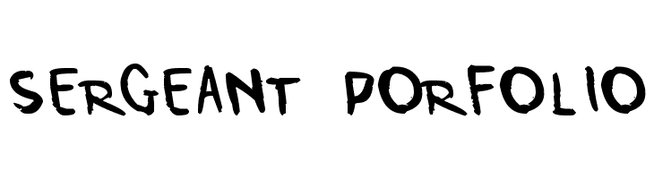 Sergeant Porfolio  Fuentes Gratis Descargar