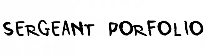 Sergeant Porfolio  नि: शुल्क फ़ॉन्ट्स डाउनलोड