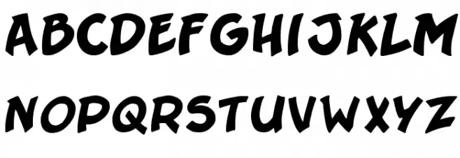 Sergeant SixPack Schriftart Groß