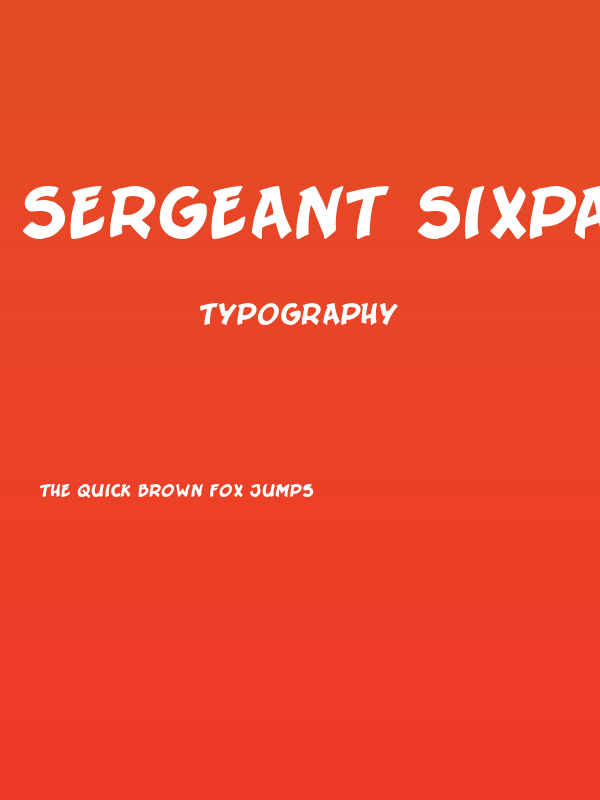 Sergeant SixPack Poster