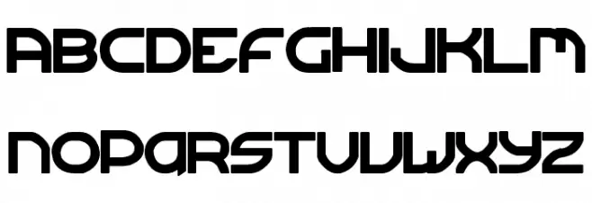 Sergeant TechnicFont 2 Schriftart Groß