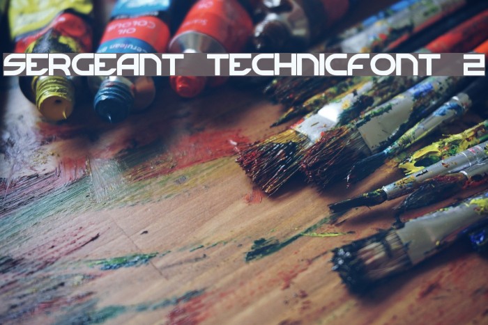 Sergeant TechnicFont 2 Example 2
