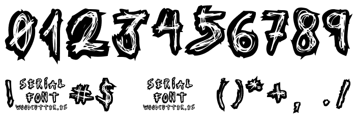 Serial Font Font OTHER CHARS