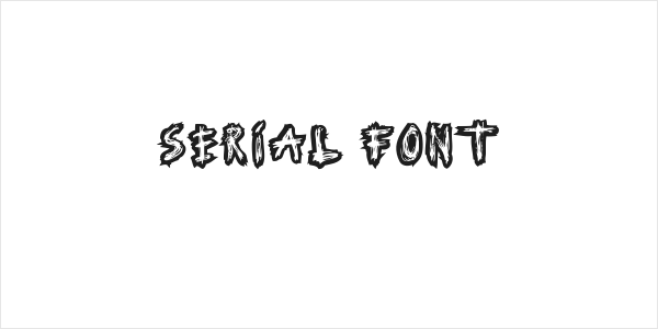 Serial Font Logo