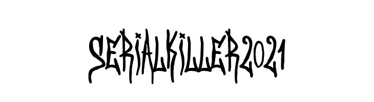 Serial Killer 2021  免费字体下载