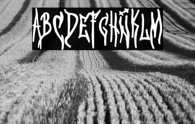 Serial Killer 2021 Font examples