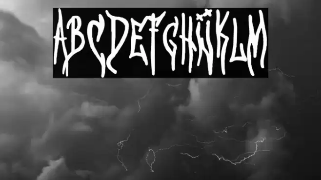 Serial Killer 2021 Font examples