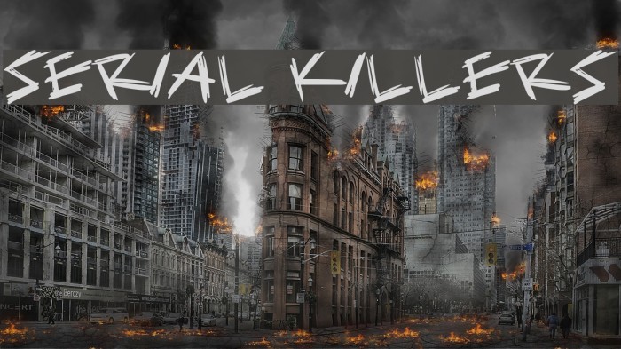 Serial Killers Font examples