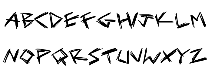Serial Killers Font LOWERCASE