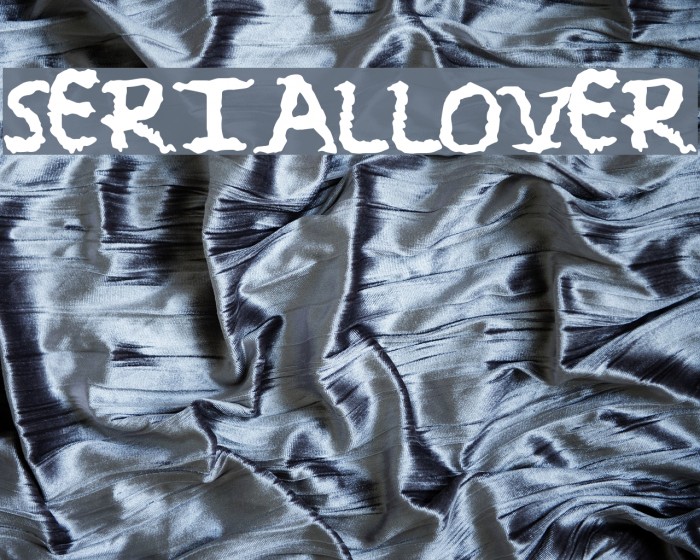 SerialLover Font examples