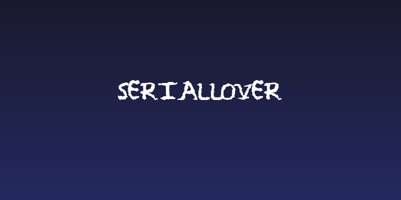 SerialLover Social Header