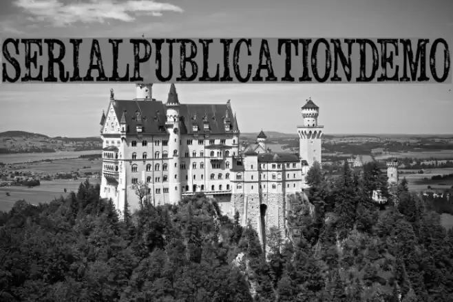 SerialPublicationDemo Font examples