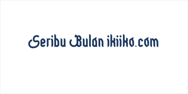 Seribu Bulan ikiiko.com Logo