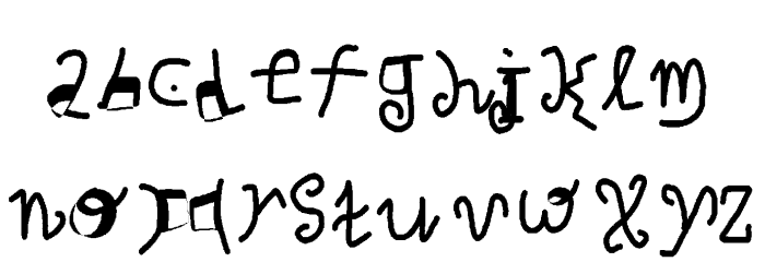 Series Simply Font LOWERCASE