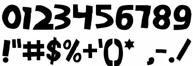 SeriesOrbit Font Alte caractere