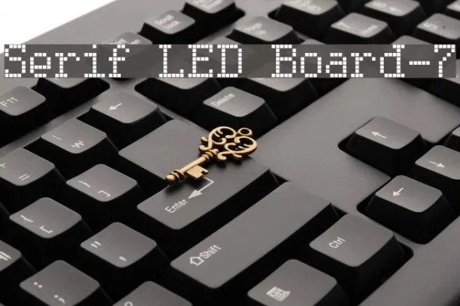 Serif LED Board-7 Example 2