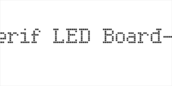 Serif LED Board-7 Logo