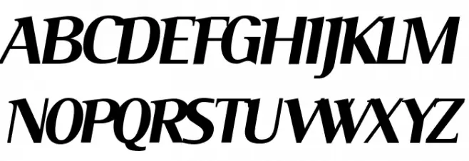 Serif Medium Italic Fuentes MAYÚSCULAS