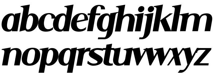 Serif Medium Italic Fonte MINÚSCULAS