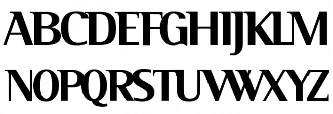 Serif Medium Fuentes MAYÚSCULAS