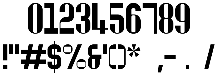 Serif Ngesti Regular Font OTHER CHARS
