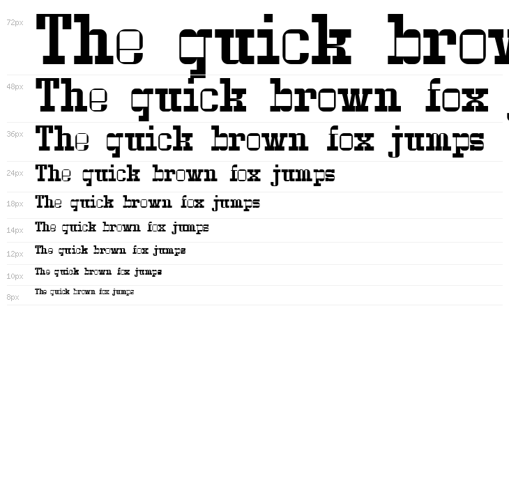 Serif Ngesti Regular Waterfall