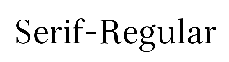 Download Serif Regular Font Ffonts Net SVG Cut Files