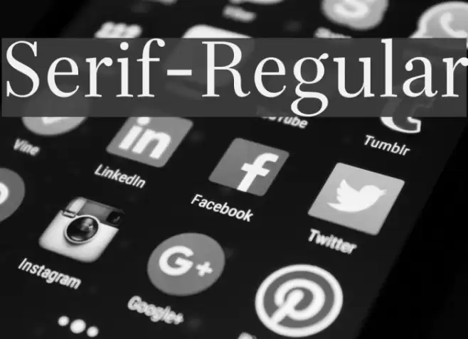 Serif-Regular  examples