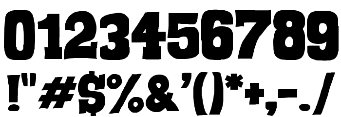 Serif of Nottingham Font OTHER CHARS