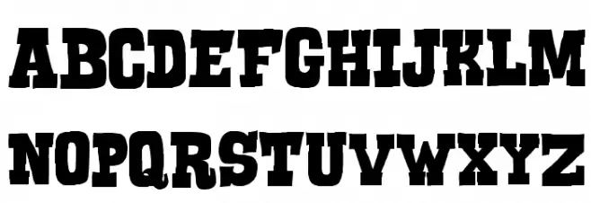 Serif of Nottingham Fonte MAIÚSCULAS