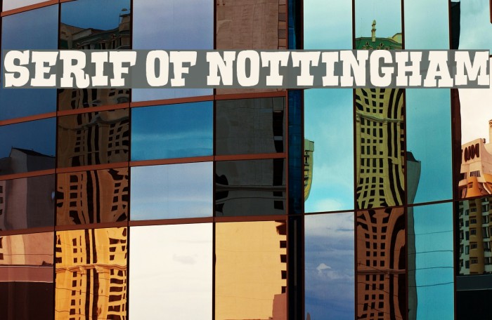 Serif of Nottingham Font examples