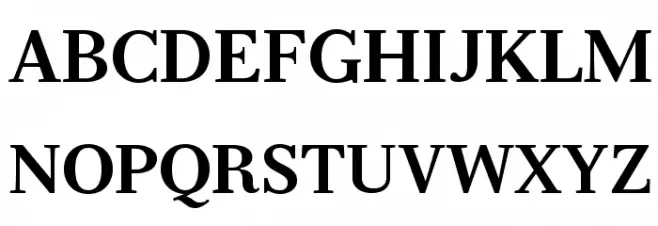 Serif12Beta-Bold 字体 大写