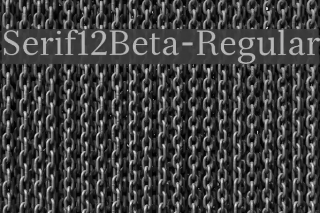 Serif12Beta-Regular  examples