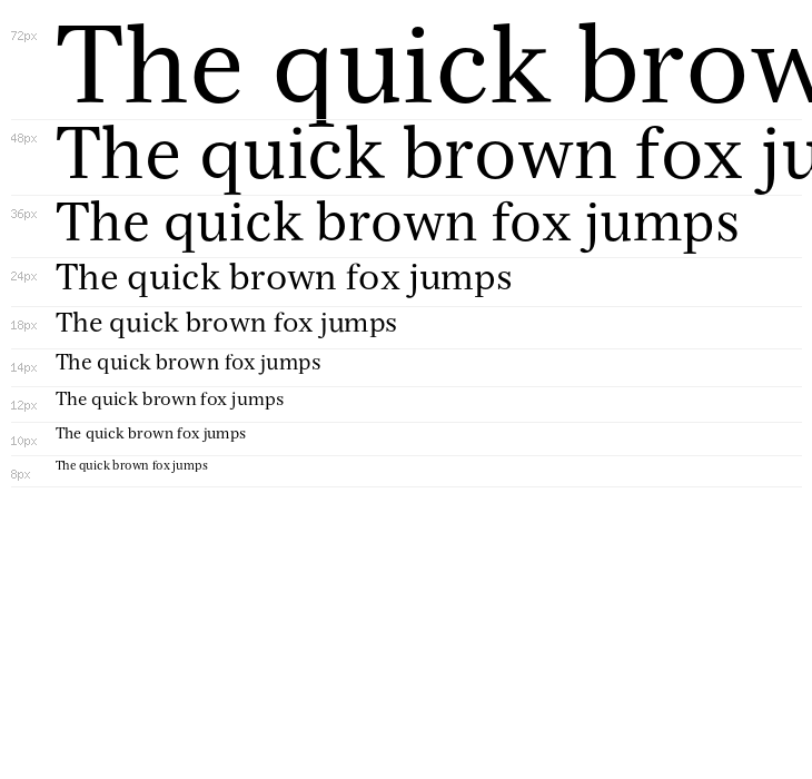 Serif12Beta-Regular Waterfall