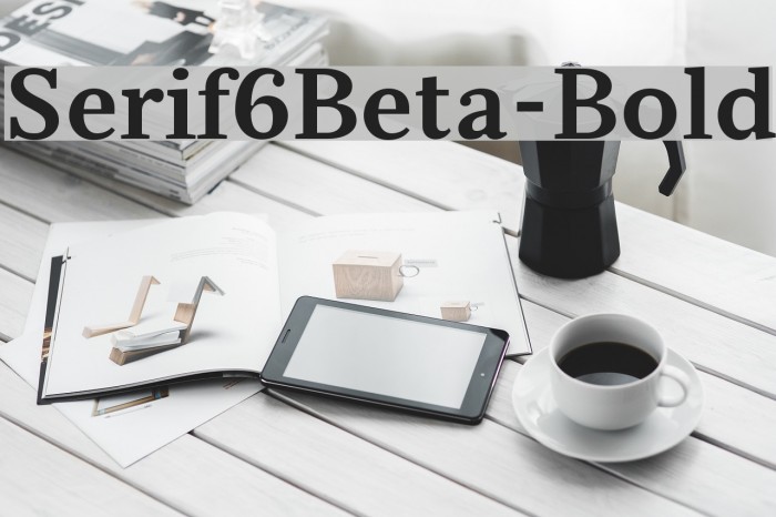 Serif6Beta-Bold Font examples