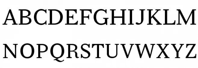 Serif6Beta-Regular Schriftart Groß