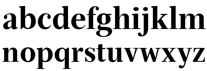 Serif72Beta-Black Font LOWERCASE