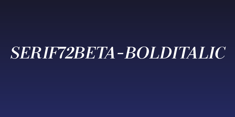 Serif72Beta-BoldItalic Social Header