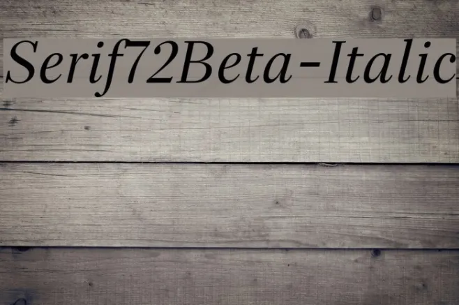 Serif72Beta-Italic Example 1