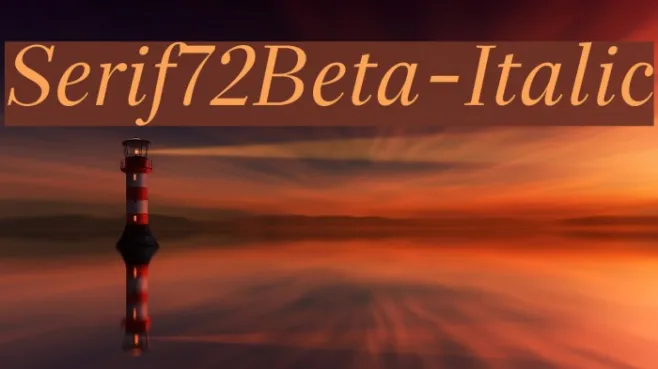 Serif72Beta-Italic Example 2