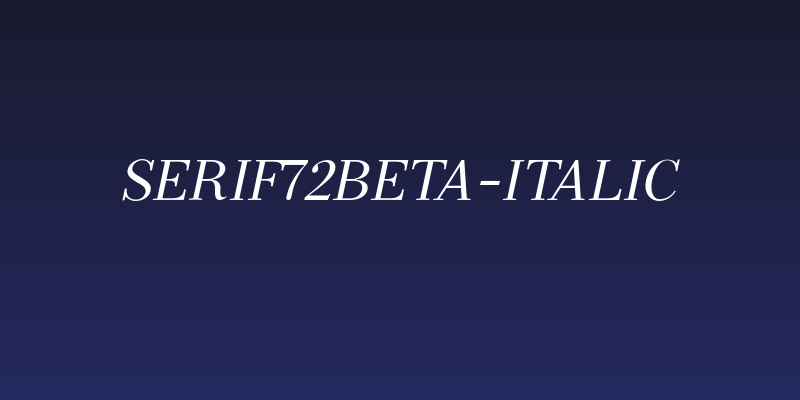 Serif72Beta-Italic Social Header