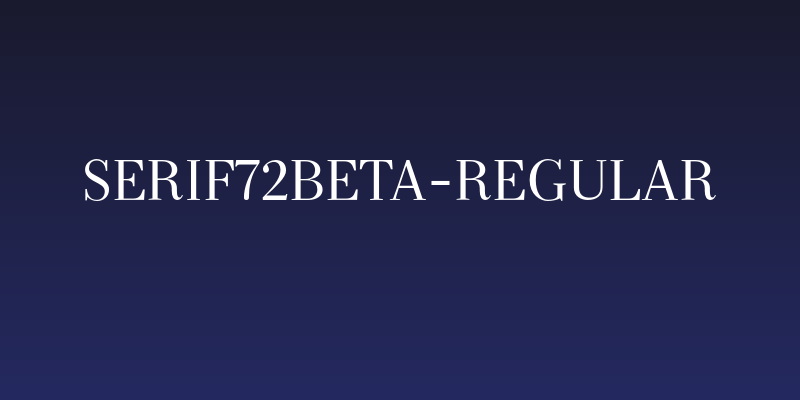 Serif72Beta-Regular Social Header